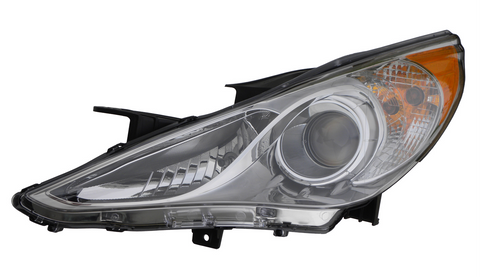 HEAD LAMP LH CHROME BEZEL (SE/LTD) CAPA