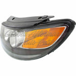 HEAD LAMP LH HALOGEN W/CLEAR LOWER REFLECTOR BLACK BEZEL HQ — photo 2