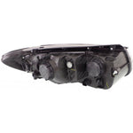 HEAD LAMP LH HALOGEN W/CLEAR LOWER REFLECTOR BLACK BEZEL HQ — photo 5