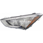 HEAD LAMP LH HALOGEN SPORTS BLACK BEZEL HQ — photo 2