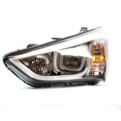 HEAD LAMP LH HALOGEN SPORTS BLACK BEZEL CAPA