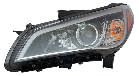 HEAD LAMP LH HALOGEN W/BLACK BEZEL/CHROME TRIM/SONATA 15-17/SPORT/LIMITED16-17