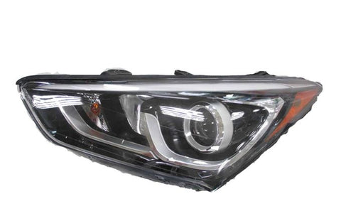 HEAD LAMP LH HALOGEN SPORT MODEL PROJECTOR TYPE W/LED ACCENT CAPA