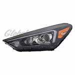 HEAD LAMP LH HALOGEN W/ LED POSITION LAMP — photo 1
