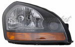 HEAD LAMP RH ORANGE REFLECTOR BLACK BEZEL HQ — photo 1
