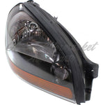 HEAD LAMP RH ORANGE REFLECTOR BLACK BEZEL HQ — photo 2