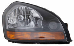 HEAD LAMP RH ORANGE REFLECTOR BLACK BEZEL HQ