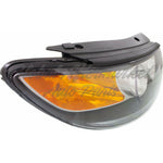 HEAD LAMP RH HALOGEN W/CLEAR LOWER REFLECTOR BLACK BEZEL CAPA — photo 4