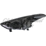 HEAD LAMP RH HALOGEN SPORTS BLACK BEZEL HQ — photo 2
