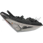 HEAD LAMP RH HALOGEN SPORTS BLACK BEZEL CAPA — photo 3