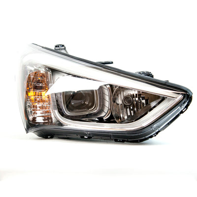 HEAD LAMP RH HALOGEN SPORTS BLACK BEZEL HQ