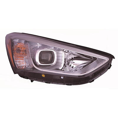 HEAD LAMP RH HALOGEN GLS/LTD MODEL HQ