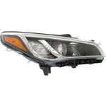 HEAD LAMP RH HALOGEN W/BLACK BEZEL/CHROME TRIM ALL MODELS 15-17/LTD/SPORT 16-17 HQ — photo 2