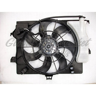 COOLING FAN ASSY ACCENT / RIO MODELS W/ AUTO TRANSMISSION / FOR VELOSTER MODELS W/O TURBO (ALL TRANSMISSIONS)