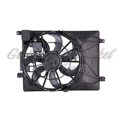 COOLING FAN ASSY TUCSON 2.0L/SPORTAGE 2.4L W/ 6 SPEED TRANSMISSION / 2WD / ONE BLADE