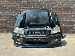 JDM Subaru Forester Cross Sport Front End Conversion Bumper Lip Headlights Fenders Grille Fogs 2003-2005 SG5