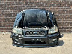 JDM Subaru Forester Cross Sport Front End Conversion Bumper Lip Headlights Fenders Grille Fogs 2003-2005 SG5