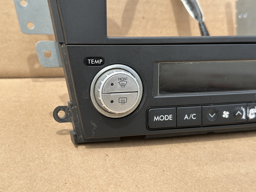JDM Subaru Legacy 2005-2009 Outback Climate Control Din Dual Double Bezel Hazard