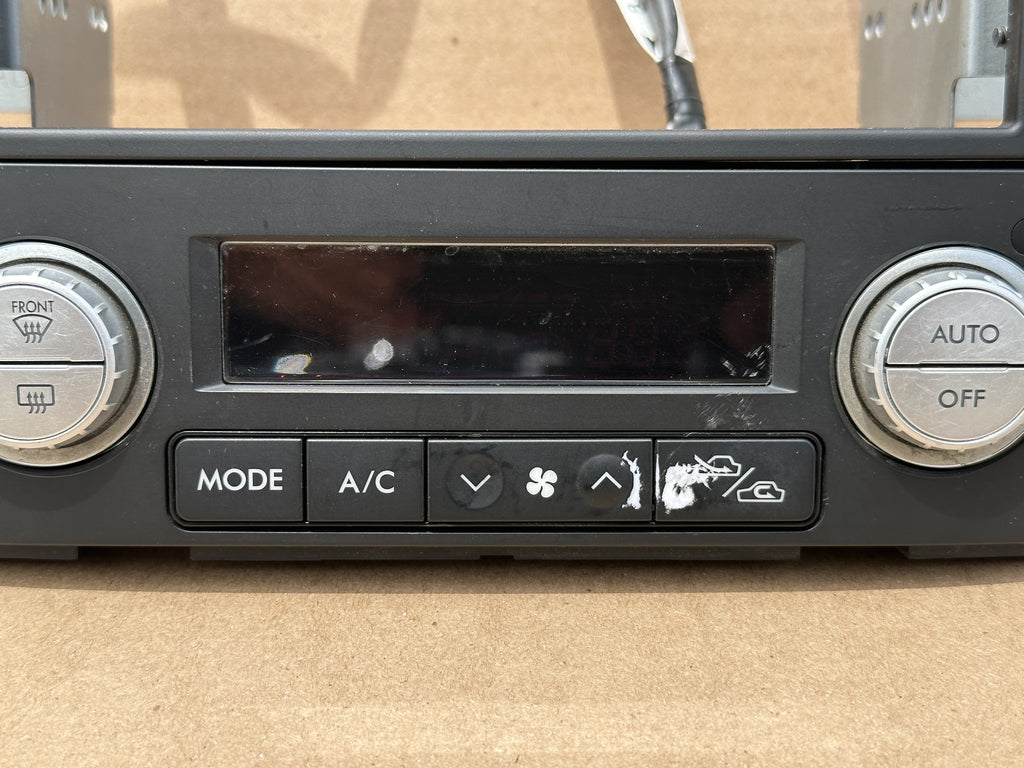 JDM Subaru Legacy 2005-2009 Outback Climate Control Din Dual Double Bezel Hazard