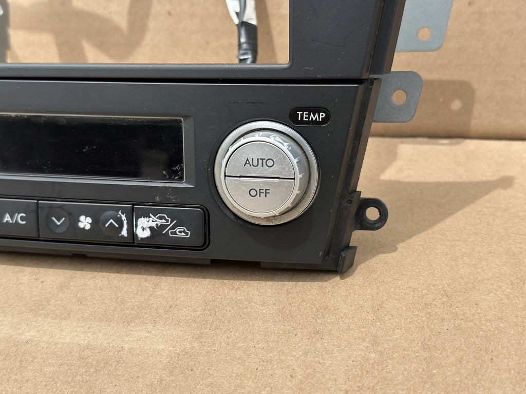 JDM Subaru Legacy 2005-2009 Outback Climate Control Din Dual Double Bezel Hazard