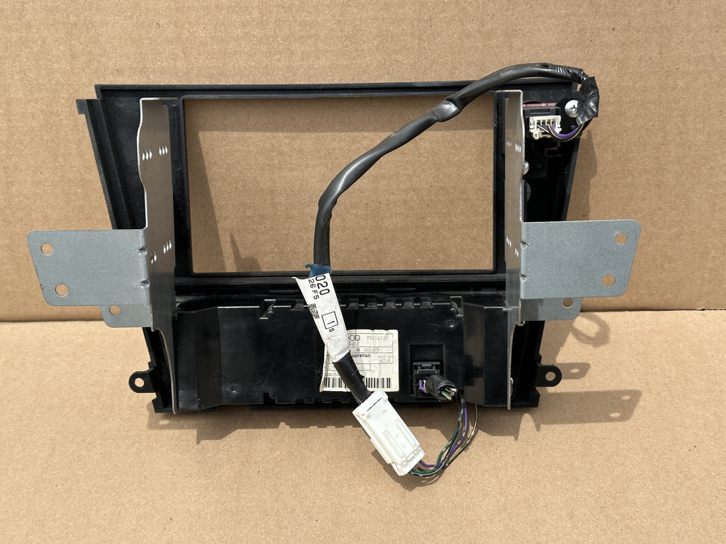 JDM Subaru Legacy 2005-2009 Outback Climate Control Din Dual Double Bezel Hazard