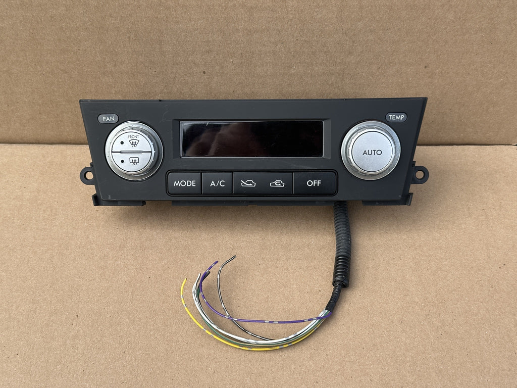 JDM Subaru Legacy Outback Climate Control Single Din Bezel 2005-2009