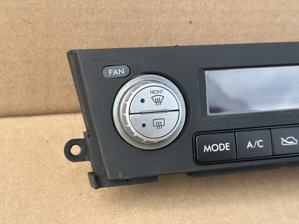 JDM Subaru Legacy Outback Climate Control Single Din Bezel 2005-2009