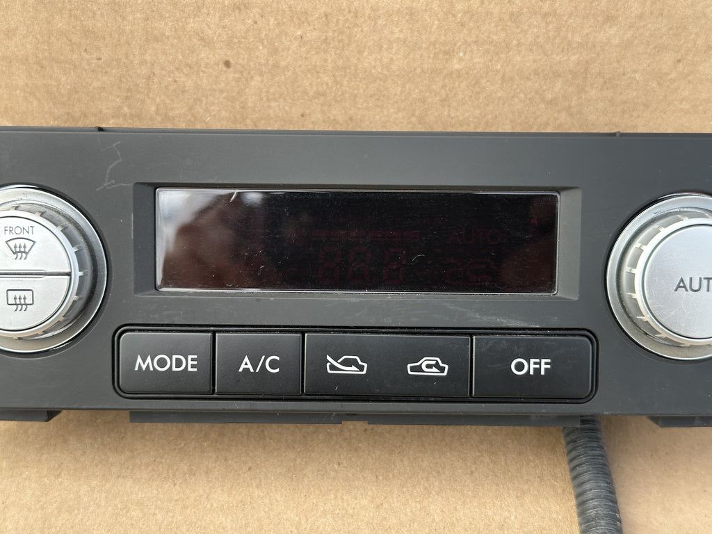 JDM Subaru Legacy Outback Climate Control Single Din Bezel 2005-2009