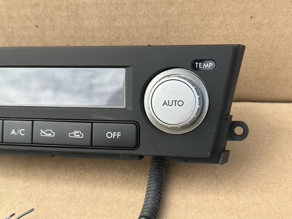 JDM Subaru Legacy Outback Climate Control Single Din Bezel 2005-2009