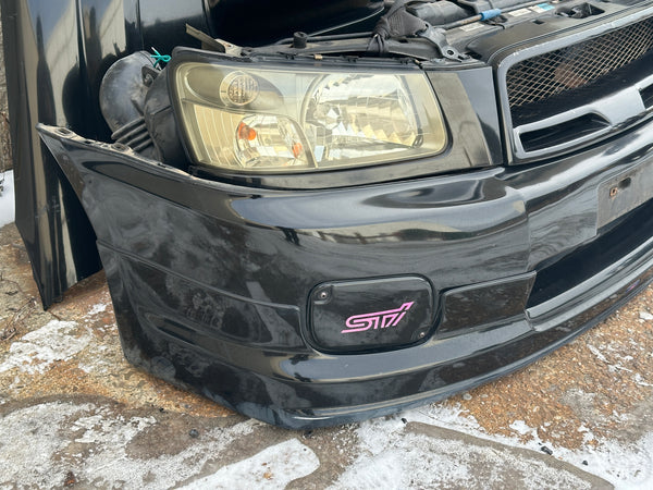 JDM Subaru Forester Cross Sport Front End Conversion Bumper Lip Headlights Fenders Grille Fogs Hood 2003-2005 SG5