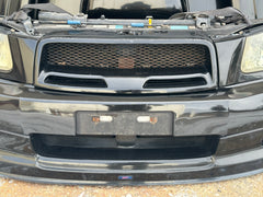 JDM Subaru Forester Cross Sport Front End Conversion Bumper Lip Headlights Fenders Grille Fogs hood 2003-2005 SG5