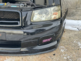 JDM Subaru Forester Cross Sport Front End Conversion Bumper Lip Headlights Fenders Grille Fogs hood 2003-2005 SG5