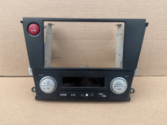 JDM Subaru Legacy 2005-2009 Outback Climate Control Din Dual Double Bezel Hazard