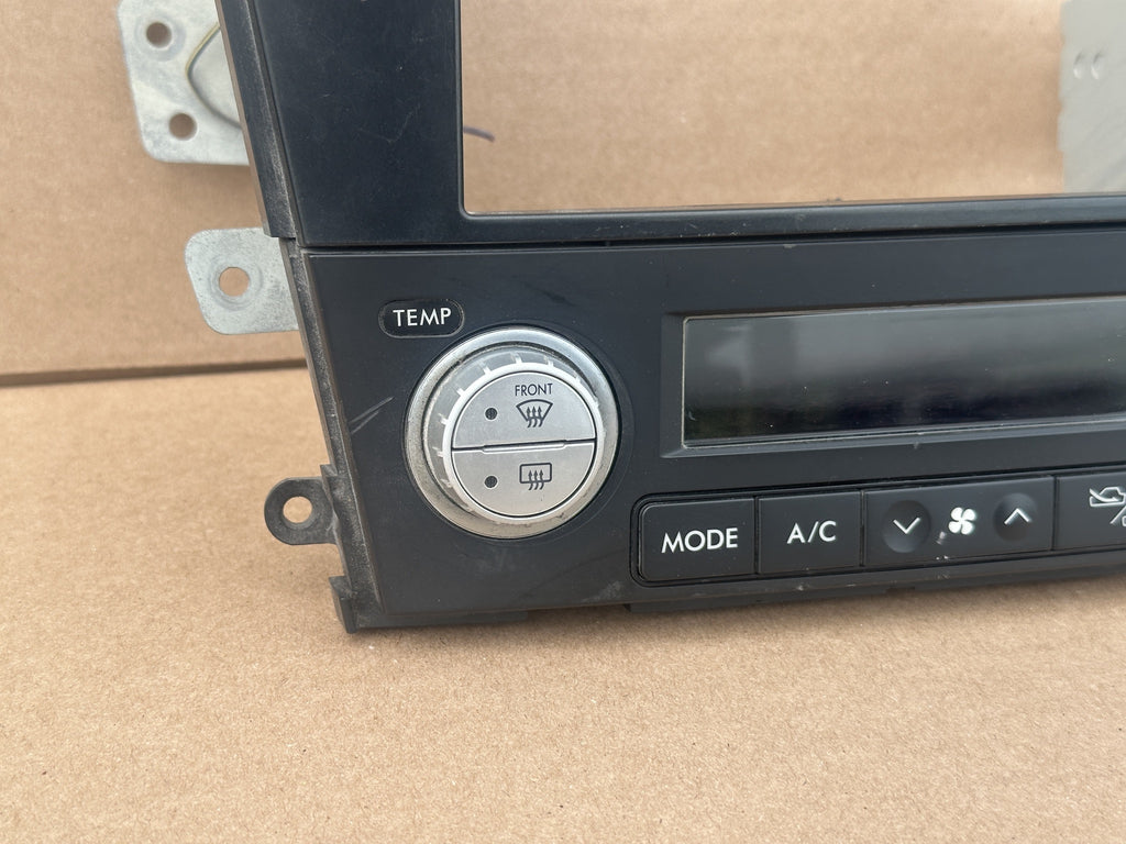 JDM Subaru Legacy 2005-2009 Outback Climate Control Din Dual Double Bezel Hazard