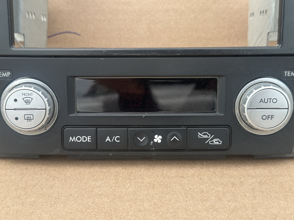 JDM Subaru Legacy 2005-2009 Outback Climate Control Din Dual Double Bezel Hazard