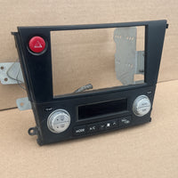 JDM Subaru Legacy 2005-2009 Outback Climate Control Din Dual Double Bezel Hazard
