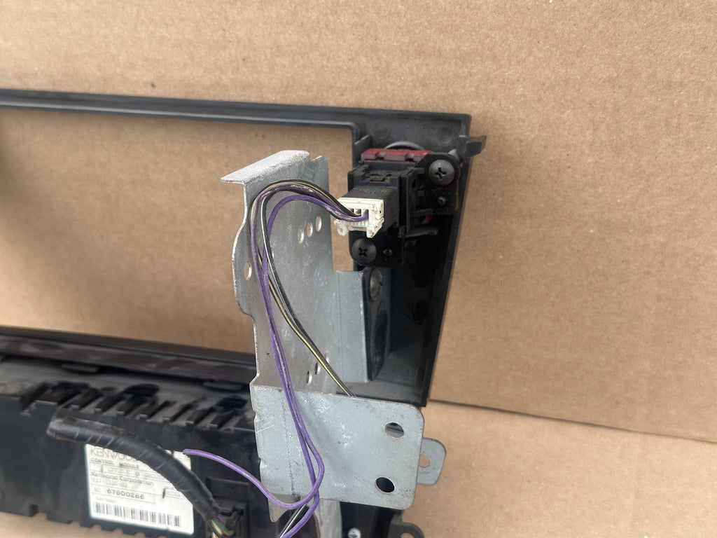 JDM Subaru Legacy 2005-2009 Outback Climate Control Din Dual Double Bezel Hazard