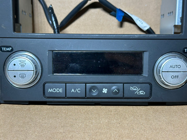 JDM Subaru Legacy 2005-2009 Outback Climate Control Din Dual Double Bezel Hazard