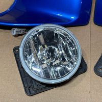 JDM Subaru Impreza WRX STi V8 Fog Lights Driving Lamps 2004 2005 Bezel Covers GD