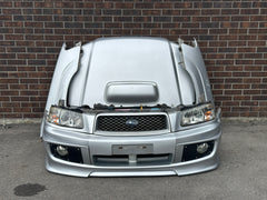 JDM Subaru Forester Cross Sport Front End Conversion Bumper Lip Headlights Fenders Grille Fogs 2003-2005 SG5 + Rear Bumper Item: 2565