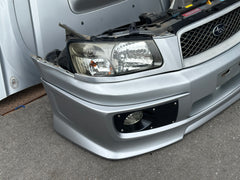 JDM Subaru Forester Cross Sport Front End Conversion Bumper Lip Headlights Fenders Grille Fogs 2003-2005 SG5 + Rear Bumper Item: 2565
