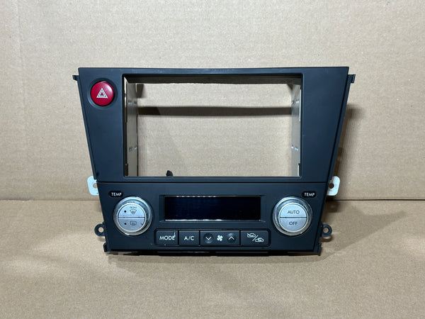 JDM Subaru Legacy 2005-2009 Outback Climate Control Din Dual Double Bezel Hazard | Dashboard | dashboard, double din, freeshipping, legacy double climate control | 2893