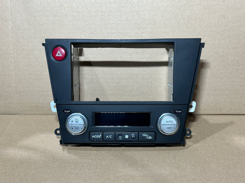 JDM Subaru Legacy 2005-2009 Outback Climate Control Din Dual Double Bezel Hazard