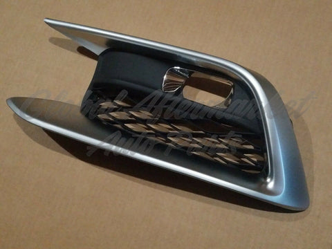 FOG LAMP BEZEL FR LH TEXTURED BLACK W/SATIN CHROME FRAME