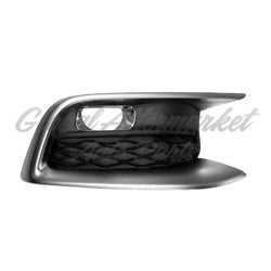 FOG LAMP BEZEL FR RH TEXTURED BLACK W/SATIN CHROME FRAME