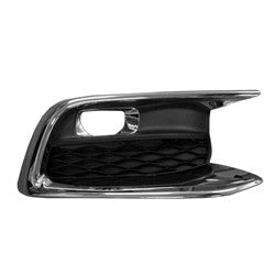 FOG LAMP BEZEL FR RH TEXTURED BLACK W/CHROME TRIM