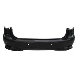BUMPER RR PRIMED W/HITCH/BACKUP INTERVENTION(2 INNER HOLES) W/SENSOR CAPA