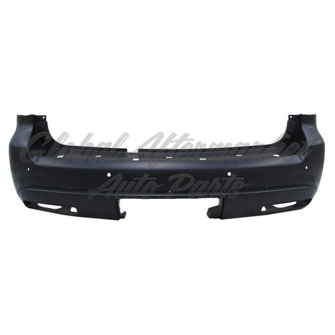 BUMPER RR PRIMED PTM W/MOLDING HOLES/PARK ASSIST SENSOR