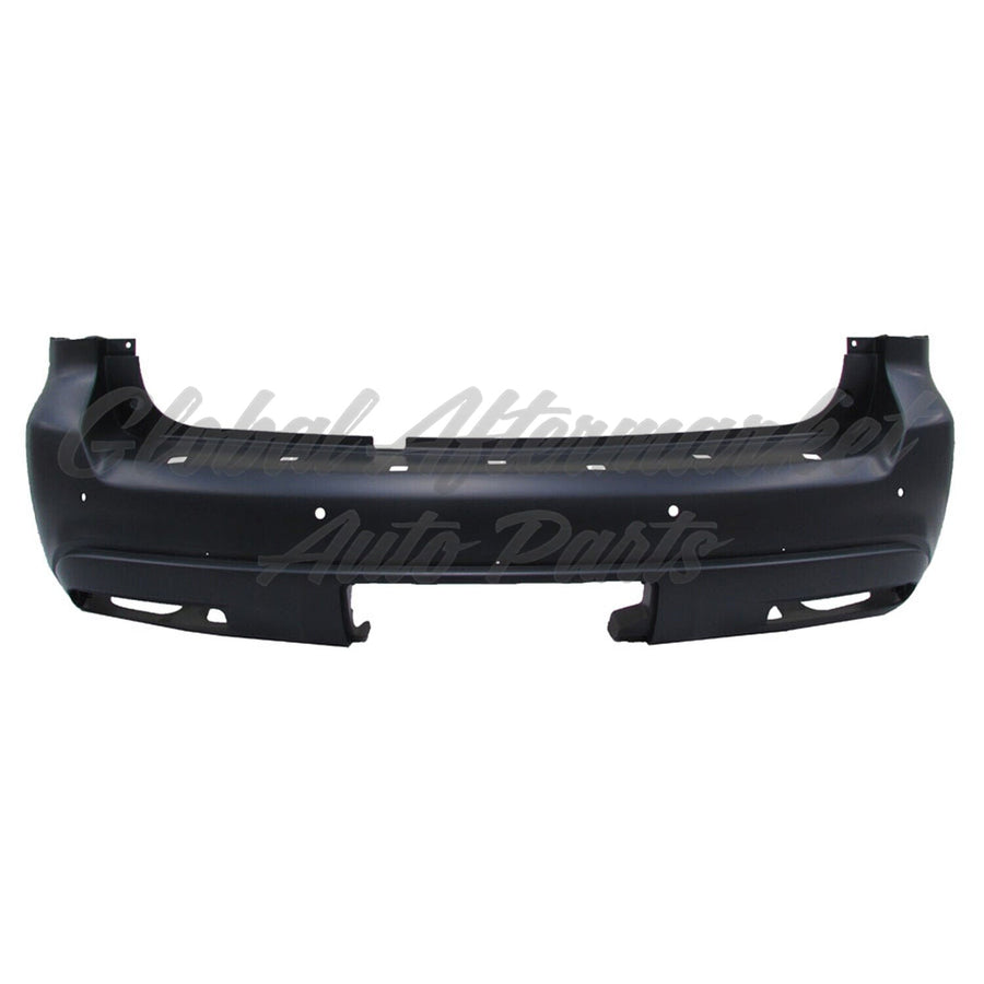 BUMPER RR PRIMED PTM W/MOLDING HOLES/PARK ASSIST SENSOR