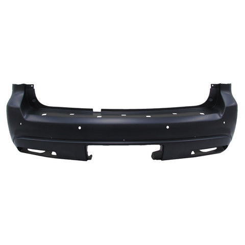 BUMPER RR PRIMED PTM W/MOLDING HOLES/PARK ASSIST SENSOR CAPA